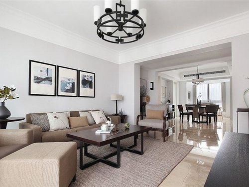 118平米中式風格三居室裝修案例 住宅室內裝飾裝修效果解析