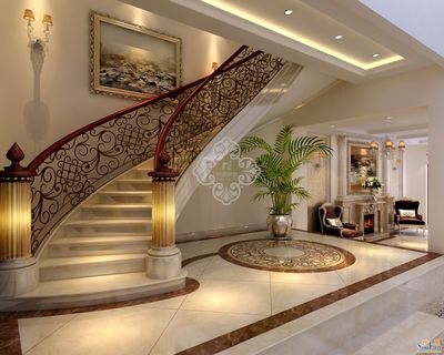 560平7室1廳現(xiàn)代簡約風豪宅裝修方案——60萬預算的質感藝術